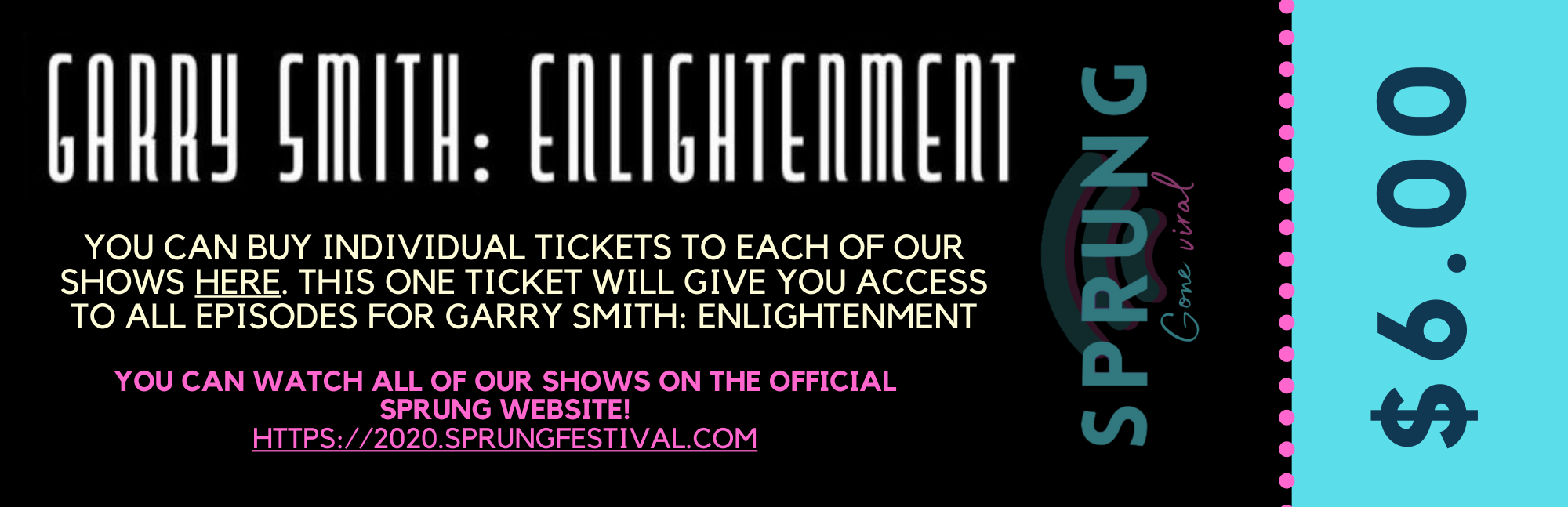 Garry Smith ticket for website