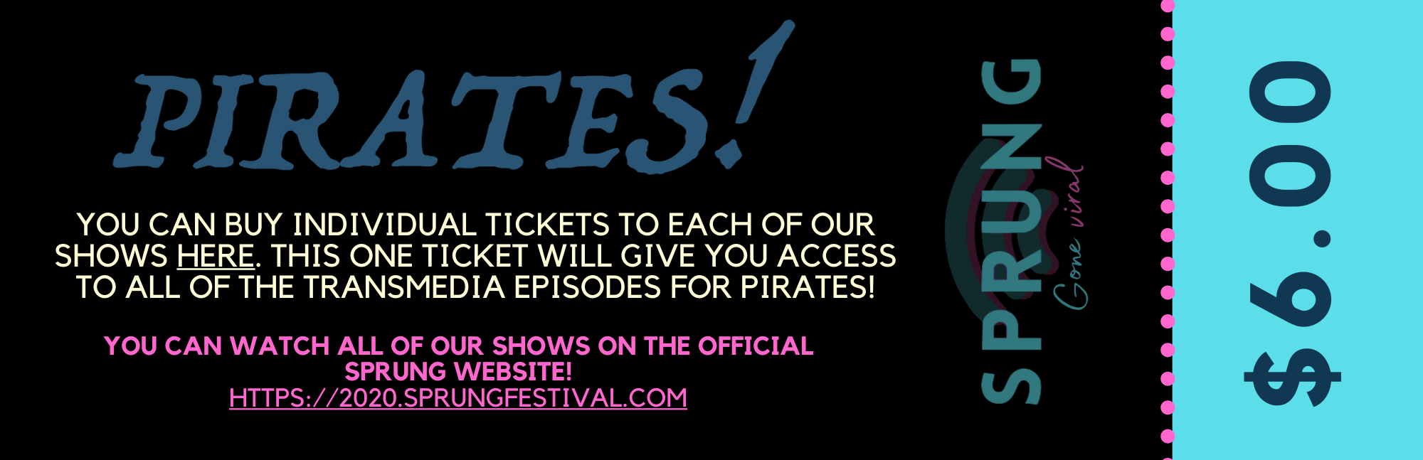 Pirates! ticket for website